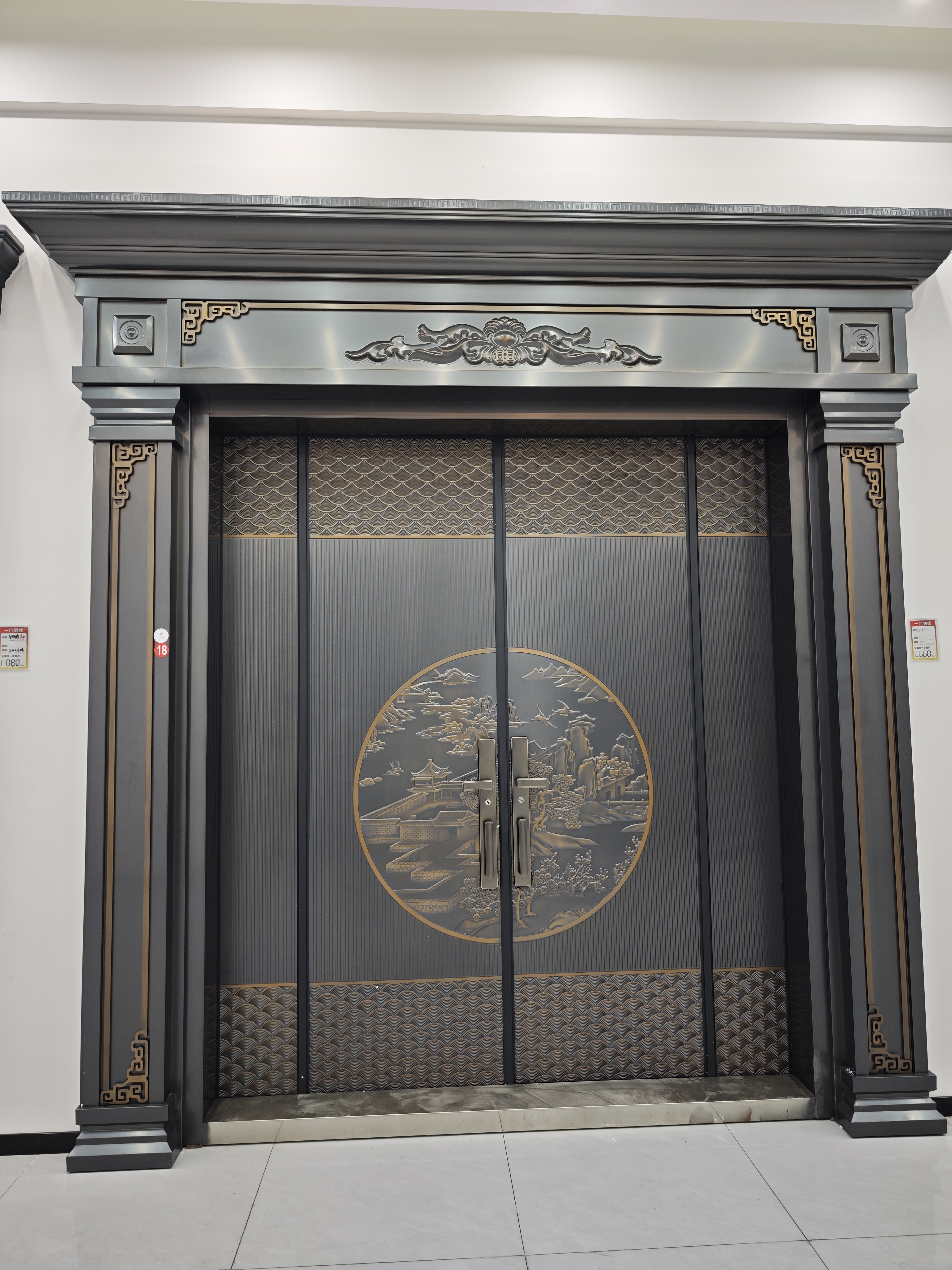 客厅防盗门 入户安全门 智能防盗大门定制